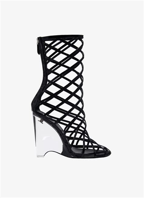 ysl cage booties|ysl boots.